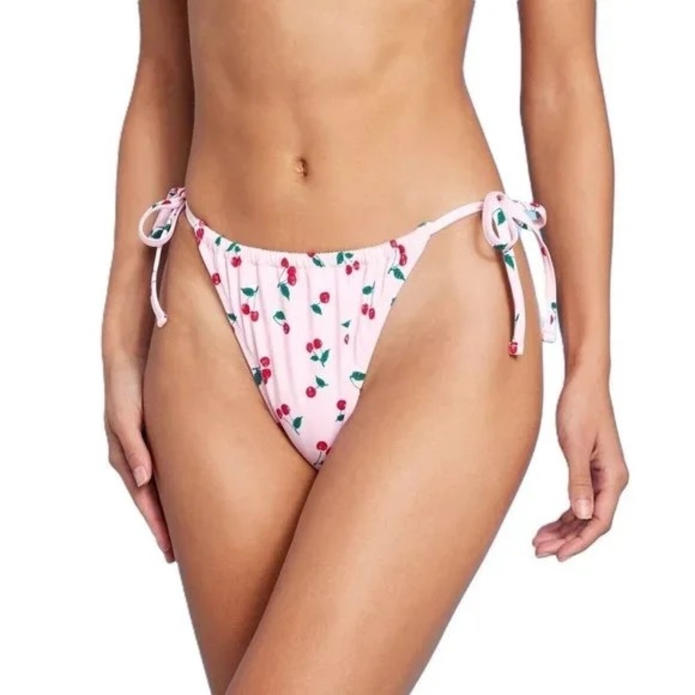 137. Wild Fable Cherry Pink Swim Bottoms - Size XL - NWT